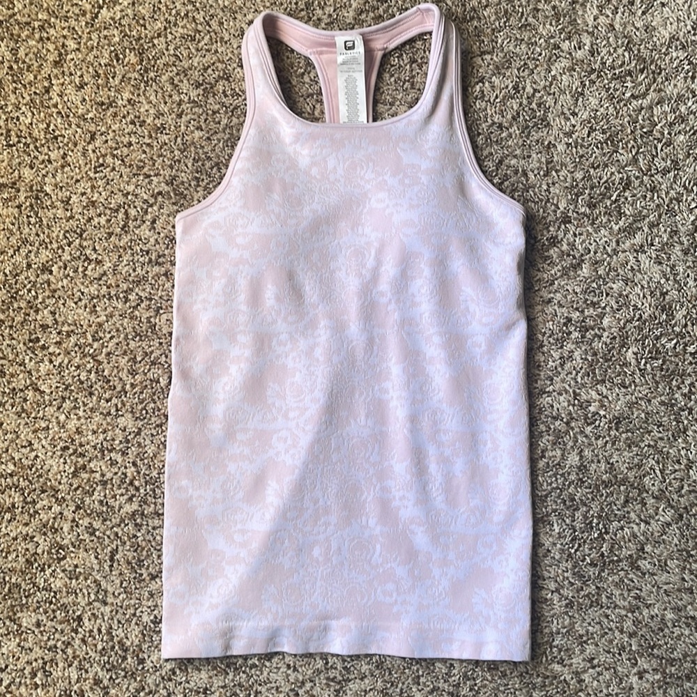 Fabletics-Brynn Seamless Tank XS Waterlily - Picture 3 of 5